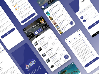 Mobile App UIUX - Insurance App Design 2020 design trend adobe xd trend illustration minimal design mobile ui neumorphic design soft uiux