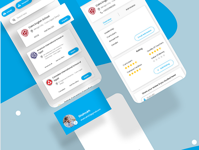 Online Schools Admission Mobile App UI adobe xd branding design minimalist design mobile mobile app mobile app design online schools online schools app schools admission soft ui ui ui ux uiux