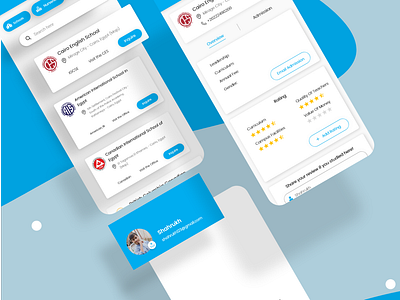 Online Schools Admission Mobile App UI by Shahrukh Khan on Dribbble
