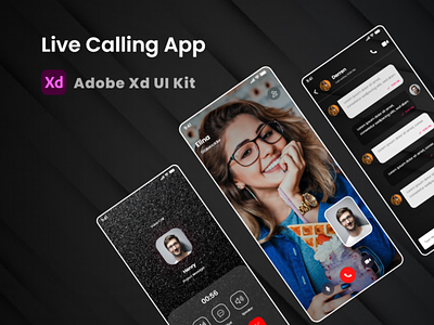 Live Video Call Mobile App UI Kit