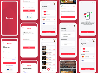 Restau Mobile App UI Kit