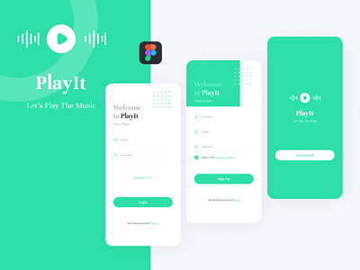 Playit Mobile App UI Kit