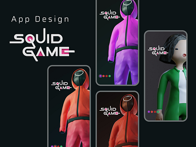 Squid Game App UI Design