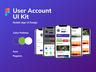 User Profile Mobile app design clean designing envato ios iphone mobile app mobile app design mobile app ui profile ui ui design uiux user user account user profile ux video