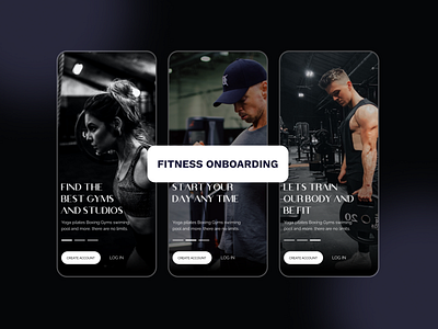 Fitness Onboarding UI Design  - iOS