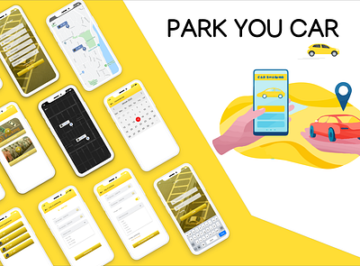 Parking App Design adobe xd android android app android app app ui ux axure rp axure rp 9 invisionapp mobile mobile app design mobile parking app parking app ui ux ui ux design