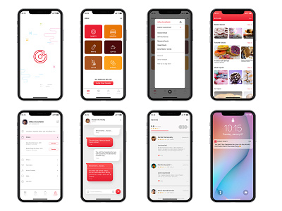 Donut Delivery Application IOS app branding delivery design donut food icon ios ios app design minimal ui userinterface
