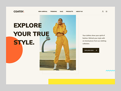 COATSY · Fashion Landing Page