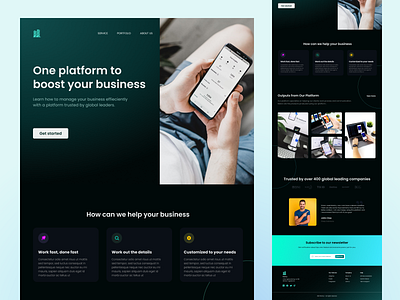 Work.ly · Startup Landing Page