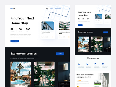 Hou.se · Real Estate Landing Page