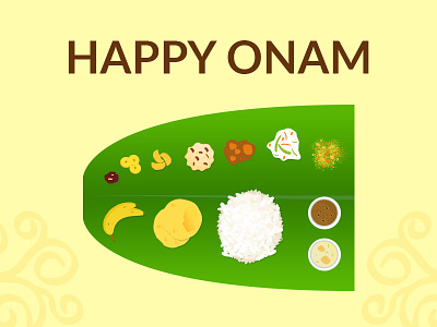 Onam Sadhya designs, themes, templates and downloadable graphic elements on  Dribbble