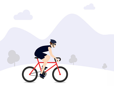 Cycling Illustration