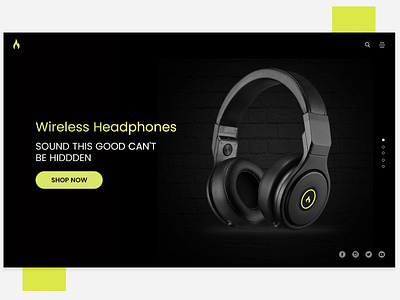 Landing Page 003 100dayschallenge adobe xd beats branding daily challange dailyui debutshot dribbble shot ecommerce electronics headphones landing page music product store ui ux webpage