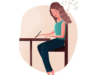 Drawing Girl design girlillustration illustration