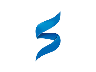 Logo Symbol-it blue curves logo