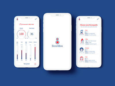 Boombox - sound system ui\ux