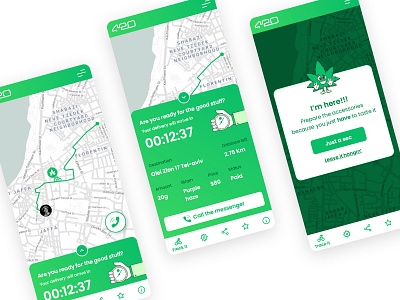 Cannabis delivery location tracker