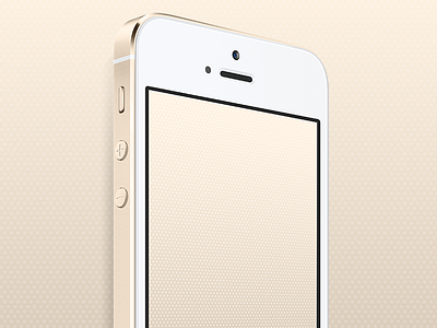 Gold iPhone 5s Wallpaper