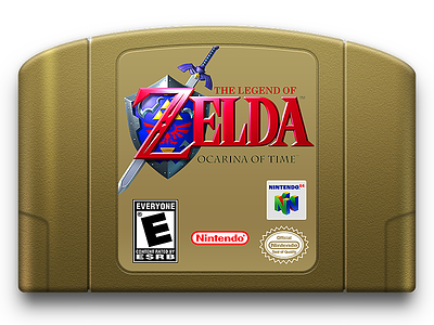 Zelda: Ocarina of Time Cartridge Icon icon nintendo 64 ocarina of time the legend of zelda