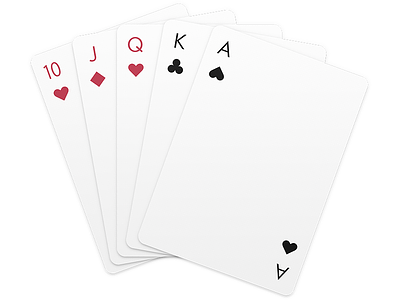 Atelier Playing Card Faces minimalist playing cards