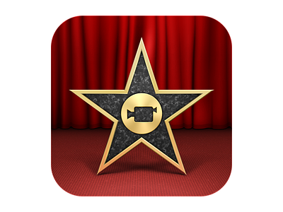 Apple iMovie for iOS App Icon (2012) apple icon imovie ios