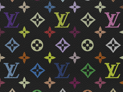 colorful louis vuitton monogram