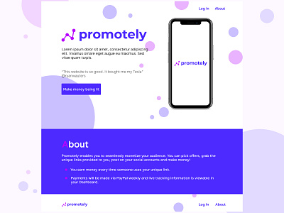 Landing page UI design figma ui website