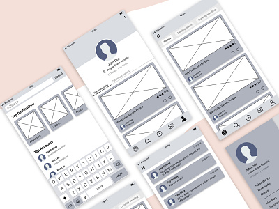 Travel App Wireframes app app design figma ux design