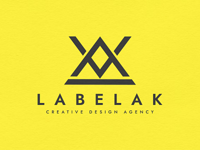 LabelAK | flat minimalist logo design