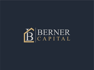 Logo Design "Berner Capital" bc bc monogram branding cb cb logo design flat logo monogram realstate typography vector