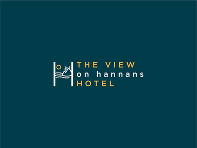 The View Hotel branding design flat h view logo hlogo hotel branding hotel logo hview logo the view hotel typography vector view view hotel logo