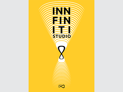 Innfiniti Studio Poster animation art art direction brand branding design flat graphic artist graphic design identity illustration illustrator logo logo design minimal typography vector website