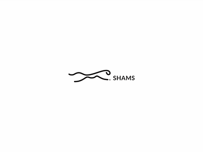 Shams Logo art art direction brand branding design flat graphic artist graphic design identity illustration illustrator logo logo design minimal typography