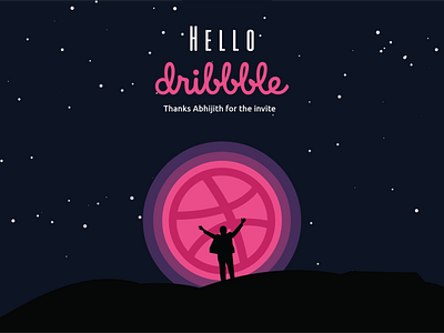 Hello Dribbble dribbble invite thanks