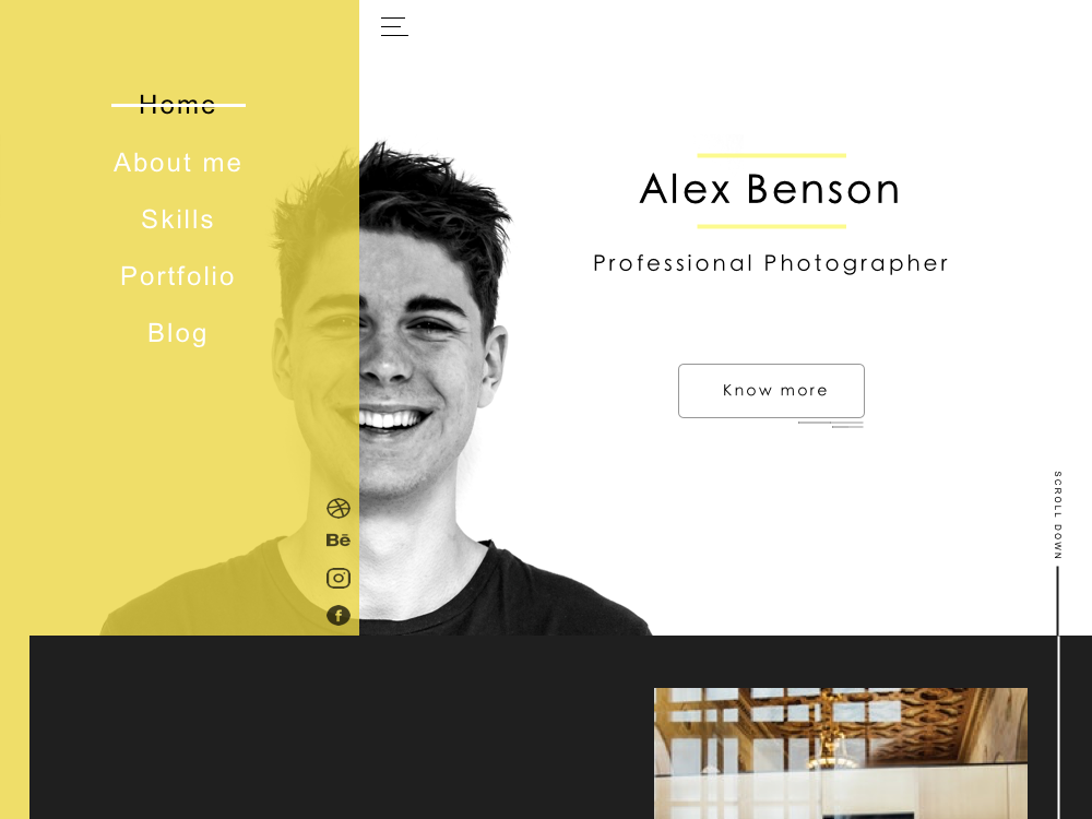 Online Portfolio by Kamilia Lakhdhar on Dribbble