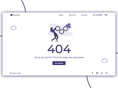 A simple error 404 page