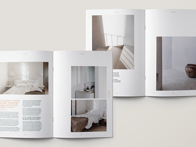 Magazine Layout for Casa Pueblo hotel indesign layout magazine minimal minimalist photography typesetting