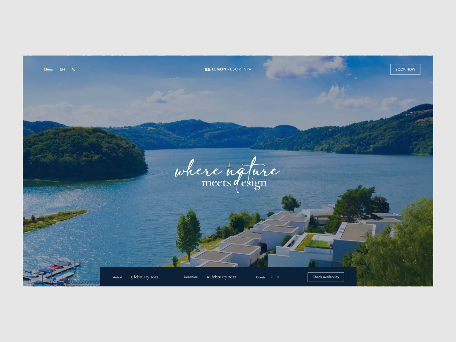Resort hero motion by Arina Kurbatova 🇺🇦 on Dribbble