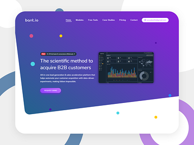 bant.io - Website Design app branding design minimal ui ux web website