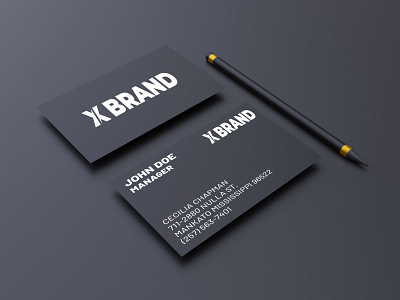 Luxury and Elegant Gold Foil Business Card Mockup