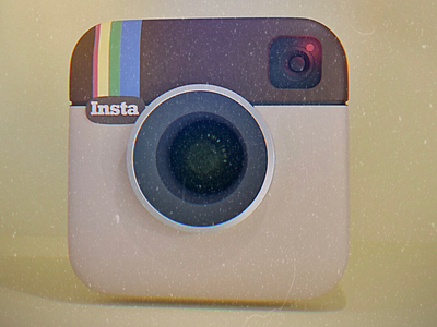 Instagram Logo 3D Vintagr 3d blender graphic 3d instagram photoshop render social network vintage