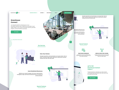 Greenhouse Co Website design ui ui design uiux web design website website design