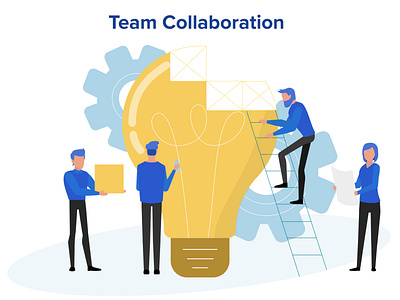 Team collaboration character design collaboration design hardwork ideas team