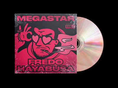Megastar artwork cover illustration music single