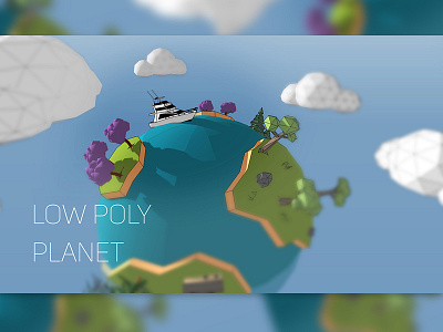 Low Poly Planet 3d 3d grafica 3d illustration 3d model art book illustration childrens illustration design digital art drawing illustration