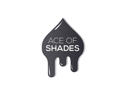 Ace Of Shades Logo branding decorator design logo minimal playing cards