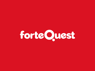 Fortequest Word Mark branding flat icon illustration logo logo brand color minimal typeface typography