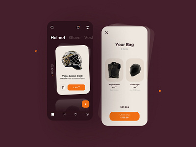 Sport Kit Shopping App Concept