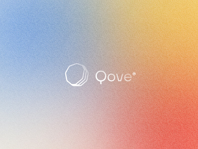 Qove app brand branding brandmark clean color iconography letter logo logotype minimalistic monogram vector wordmark