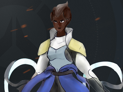 Overwatch Hero Concept - Toya: Invisible Scout character concept character design fan made overwatch